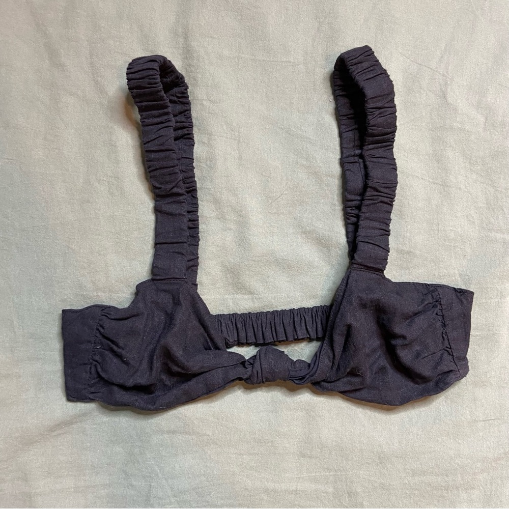 Urban Outfitters Linen Bralette